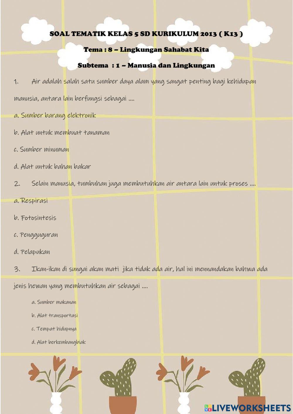 Tema 8 Subtema 1 Free Interactive Worksheets 2333831