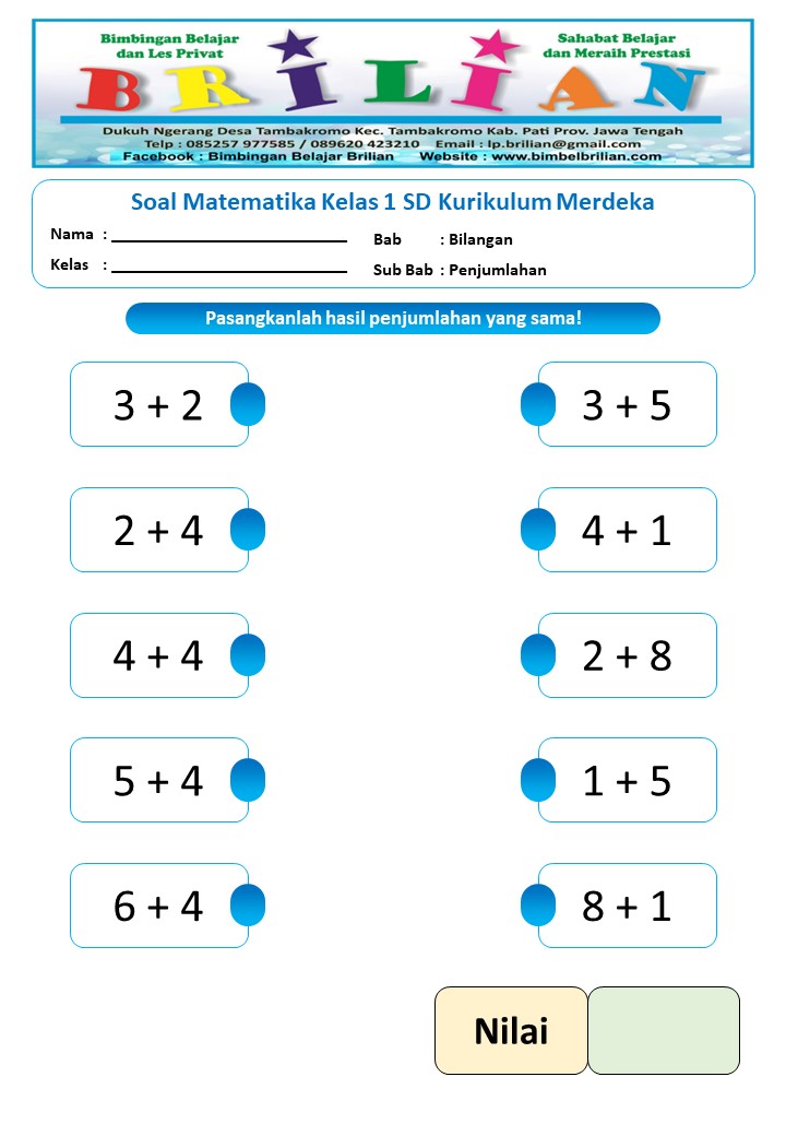 Ternyata Ini Rahasia Lolos SAT Matematika SD Kelas 1 2026: Contoh Soal Wajib Dikuasai!
