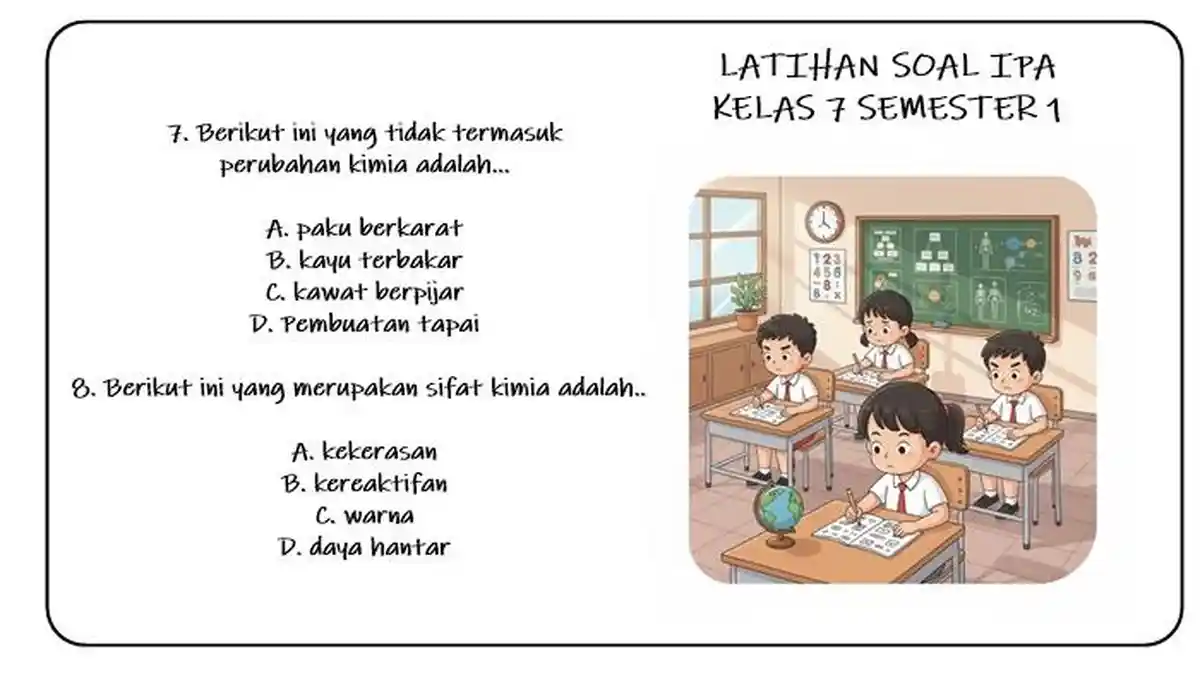 Tes Keterampilan Anda Soal PAS IPA Kelas 7 Semester 1 Kurikulum 2013 2026 Ini Wajib!